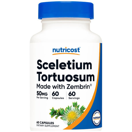 Nutricost Zembrin (Sceletium Tortuosum) 60 Capsules (50Mg Each) - Vegetarian, Non GMO, Gluten-Free