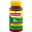 Nature Made Extra Strength Vitamin D3 5000 IU (125 Mcg) Softgels, 180 Count Value Size