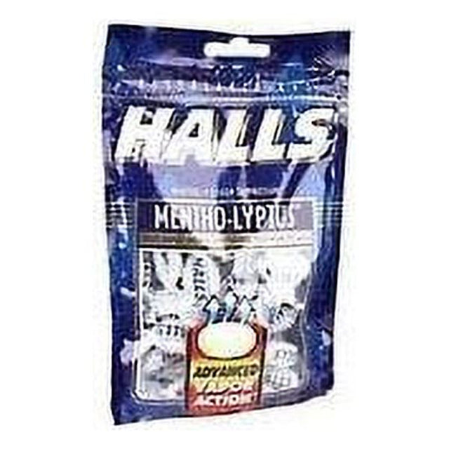 Halls Drops, Menthol-Lyptus (Pack of 12)