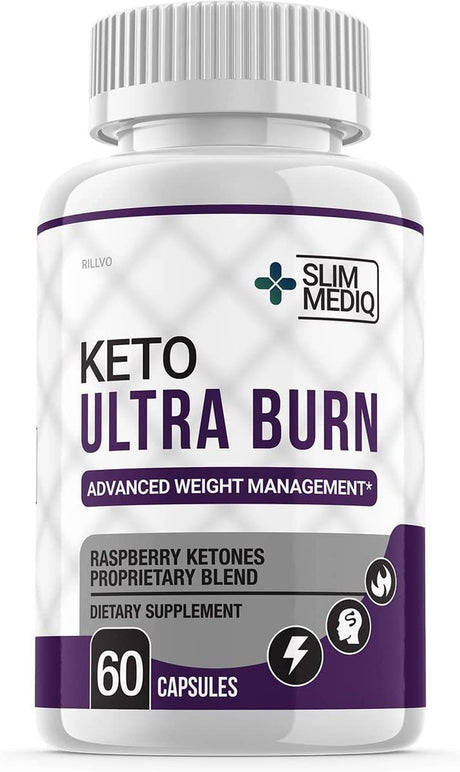 Keto Ultra Burn Supplement Pills, Advanced Ketogenic Formula 60 Capsules