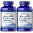 Puritan'S Pride Absorbable Calcium 1200 Mg with Vitamin D3 1000 IU 100 Softgels (2 PACK)