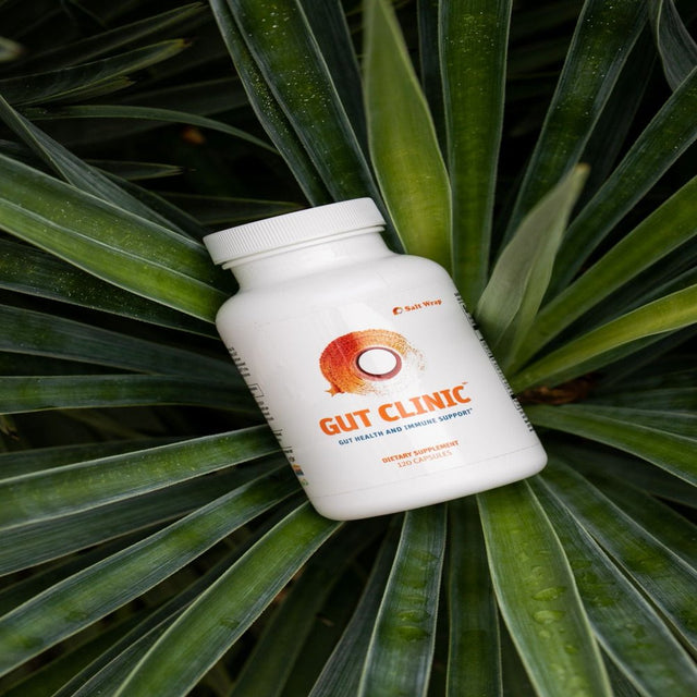 Saltwrap Gut Clinic - 4-In-1 Postbiotic Gut Health and Immune Support for Digestive Symptom Relief