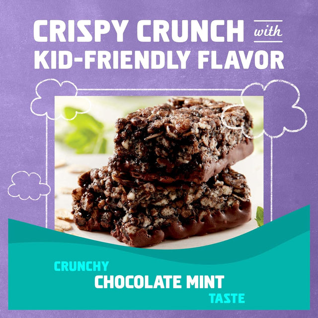 CLIF Kid Zbar Protein - Chocolate Mint - Crispy Whole Grain Snack Bars - Made with Organic Oats - Non-Gmo - 5G Protein - 1.27 Oz. (15 Pack)