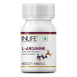 Inlife L-Arginine 1000Mg Supplement (Pack of 60 Vegetarian Capsules) Serving, Nitric Oxide Precursor