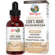 Maryruth'S | USDA Organic Lions Mane Mushroom Liquid Drops | Nootropic Herbal Supplement | Vegan, Non-Gmo | 1 Fl Oz / 30 Ml