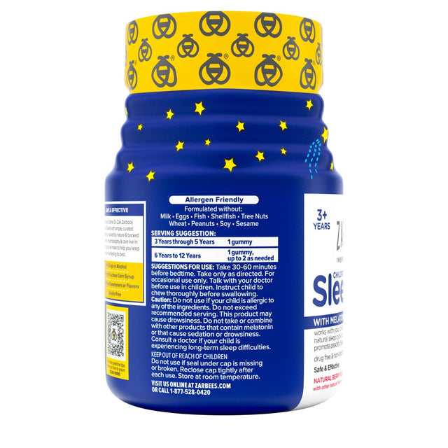 Kid’S Sleep Gummies with Melatonin, Natural Berry