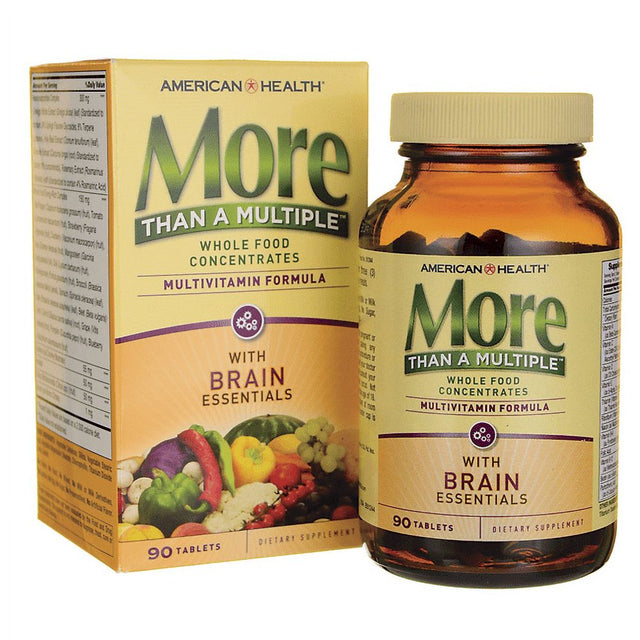 American Health - More than a Multiple with Brain Essentials - 90 Tablets