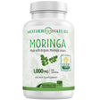 Moringa Capsules 1000Mg, Organic Certified Moringa Leaves Powder - Greens Superfood Powder Herbal Supplement - Energy, Focus, Lactation Support, Vitamin C for Immune Support - Vegan, Non-Gmo (120 )