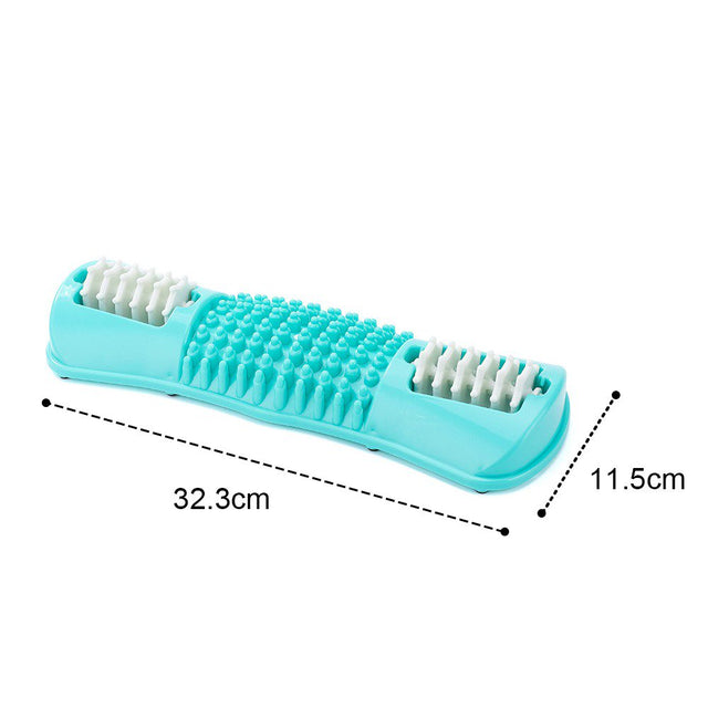 DEELLEEO Foot Massager Roller. Plantar Fasciitis, Trigger Point Therapy - Acupressure Reflexology Tool for Foot Pain, Relaxation, Stress Relief and Diabetic Neuropathy, Foot Pain Relief Red