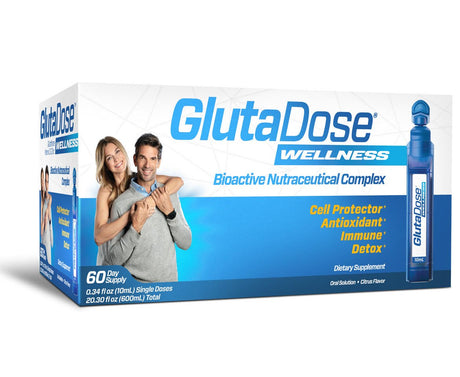 Glutadose Wellness | Glutathione Daily Immune Support & Detox | 60 Doses