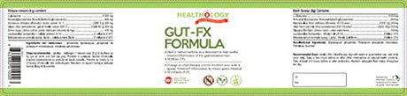 Healthology GUT-FX | Gut Supplement | Helps Repair Leaky Gut, Reduces Inflammation in the Digestive Tract & Relieves Bloating | Contains Probiotics, L-Glutamine, Marshmallow Root |