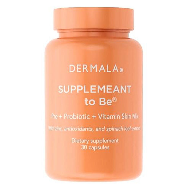 Dermala #FOBO SUPPLEMEANT to Be Acne Supplement | All Natural Daily Prebiotics Probiotics Vitamins Skin Mix with Zinc | Improve Clear Blemish-Free Radiant Skin through Balancing Gut Health