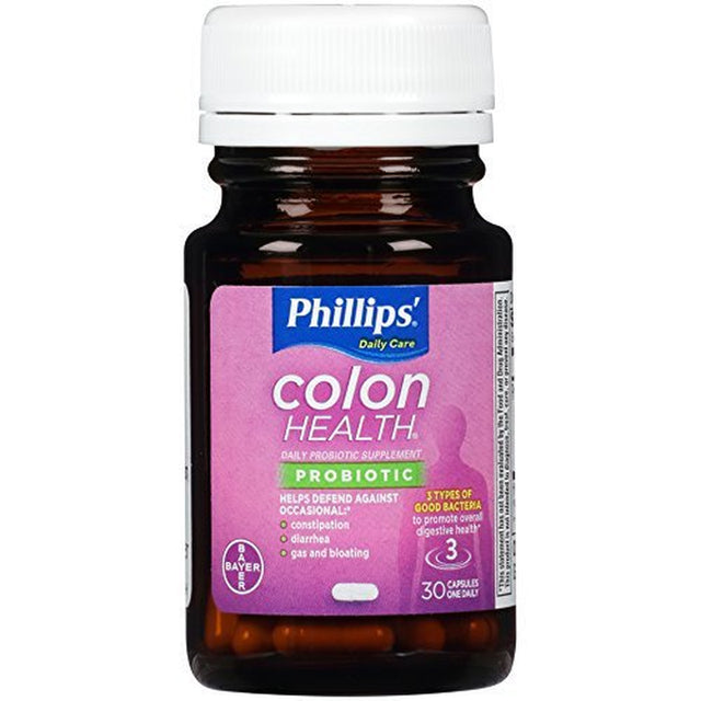 Phillips' Colon Health Probiotic One Daily Capsules, 30 Ct