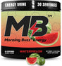 Energy Powder Drink - Energy Boost Drink Mix - Sugar-Free Energy with Antioxidants - Morning Kickstart and Sports Nutrition Endurance Product - 30 Servings, Watermelon, 8 Ounces