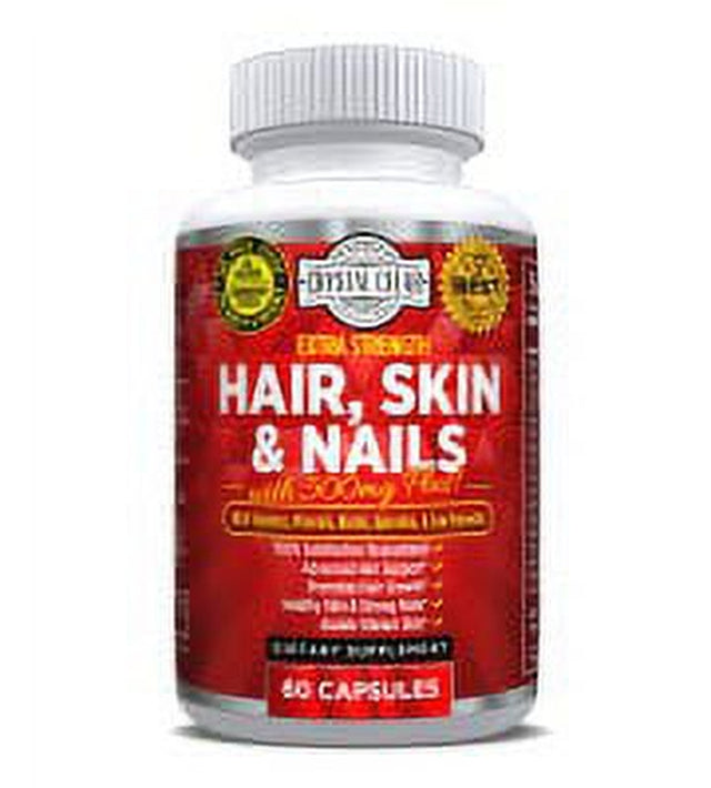 Crystal Clear Solutions High Potency Hair, Skin, & Nails Capsules, 60 Ct