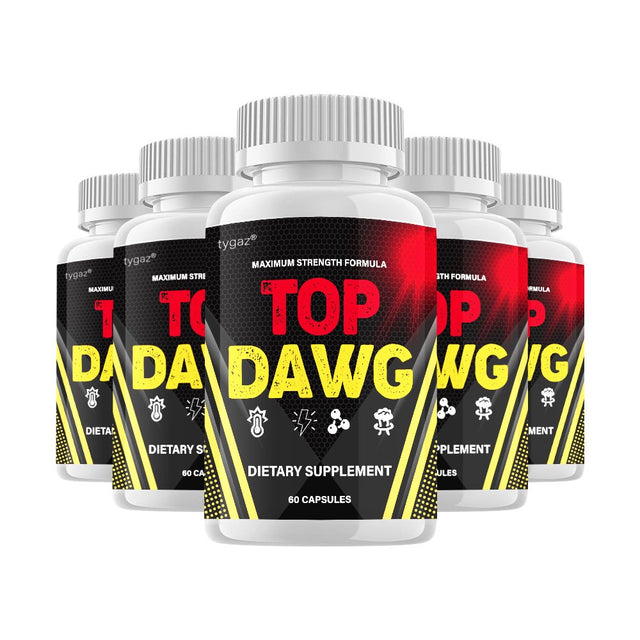 (5 Pack) Top Dawg - Top Dawg Capsules for Men