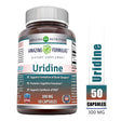 Amazing Formulas Uridine Dietary Supplement 300 Milligrams 50 Capsules (Non-Gmo, Gluten Free) - Supports Cognitive Functions - Encourages Synthesis of RNA (1) Promotes Liver Health