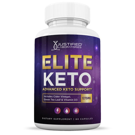 (5 Pack) Elite Keto ACV Pills 1275Mg Dietary Supplement 300 Capsules