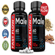 (2 Pack) Fast Flow Men’S Health Supplement 1484Mg 120 Capsules