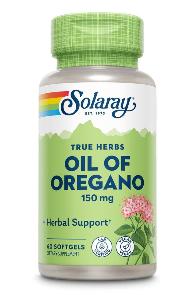 Solaray Oil of Oregano -- 150 Mg - 60 Softgels