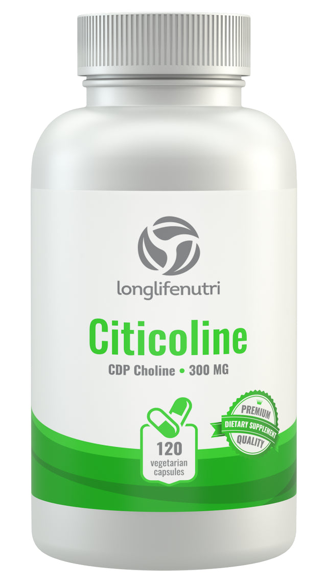 Citicoline CDP Choline 300Mg - 120 Vegetarian Capsules