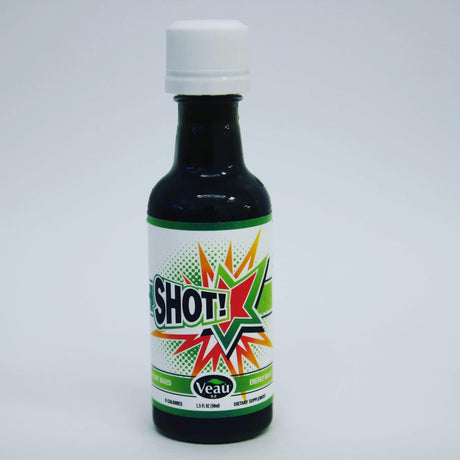 VEAU Shot - Plant-Based Vitamin Energy Drink - 12 Bottles - Bulk Order