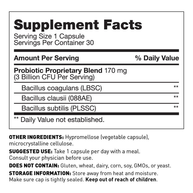 Amy Myers MD Prescription Strength Soil Based Probiotic Three Strains - Primal Earth SBO Probiotics for Normal Bowel Pattern & Healthy GI Microflora - Supports Stomach Discomfort, Bloating and Nausea