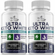 (2 Pack) Ultra Keto White - Supplement for Weight Loss - Energy & Focus Boosting Dietary Supplements for Weight Management & Metabolism - Advanced Fat Burn Raspberry Ketones Pills - 120 Capsules