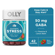 OLLY Goodbye Stress Gummy, GABA, L-Theanine, Lemon Balm, Chamomile, Berry, 42 Ct