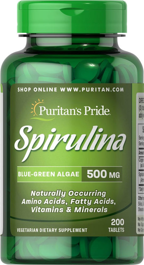 Puritan'S Pride Spirulina 500 Mg