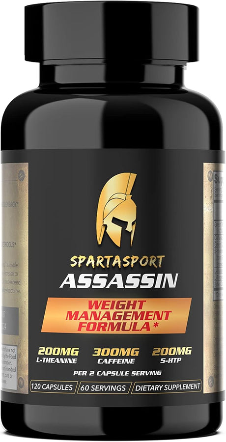 Assassin Weight Management Formula - Weight Loss Pills for Women Men - Thermogenic - Focus - Increase Energy - Weight Loss Supplement - 120 Veggie Capsules