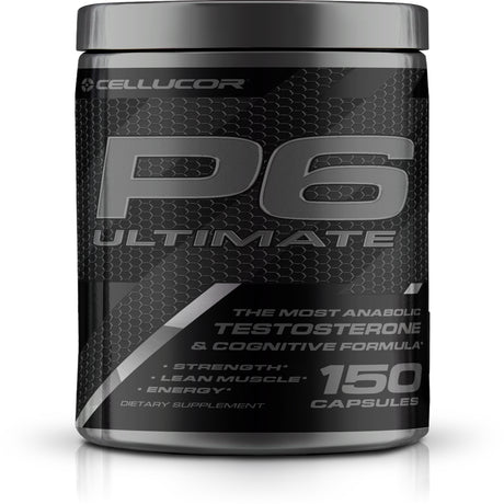 Cellucor P6® Ultimate Testosterone Booster + Cognitive Formula + 150 Capsules + 30 Servings