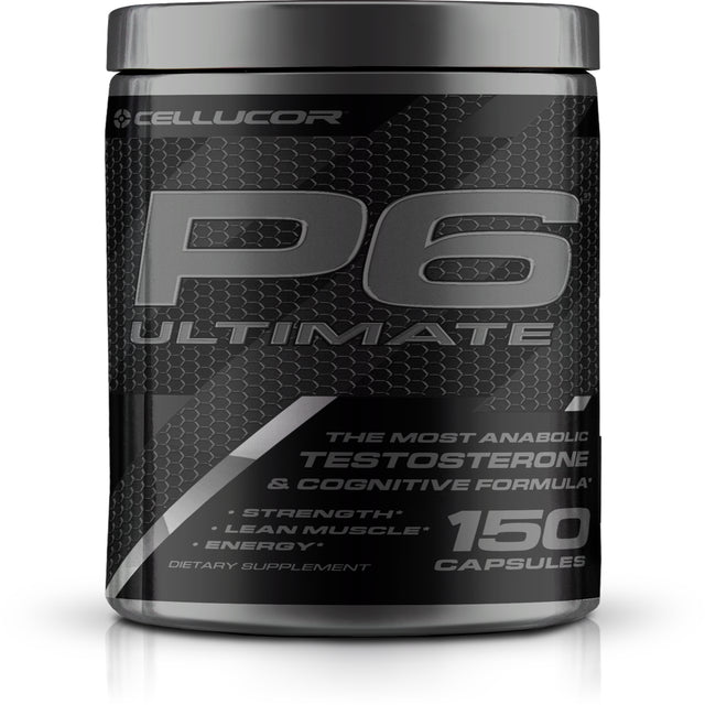 Cellucor P6® Ultimate Testosterone Booster + Cognitive Formula + 150 Capsules + 30 Servings