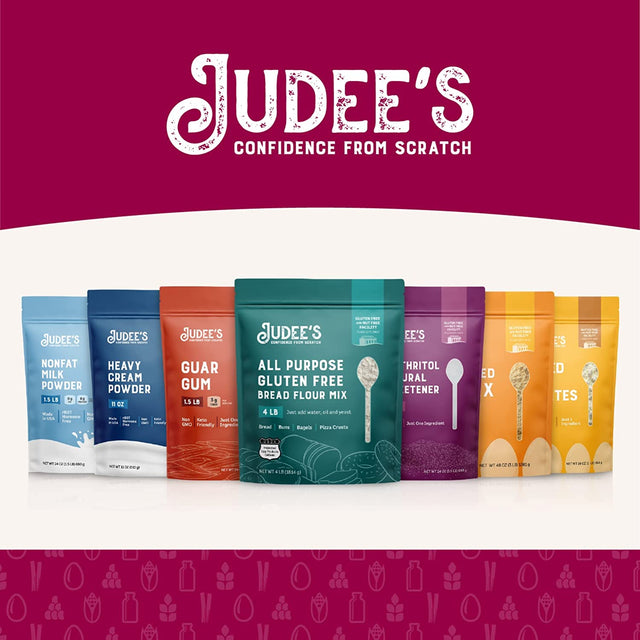 Judee’S Unflavored Pea Protein Powder (80% Protein) 3 Lb - 100% Non-Gmo, Keto-Friendly, Vegan - Dairy-Free, Soy-Free, Gluten-Free and Nut-Free - Easily Dissolve in Liquids