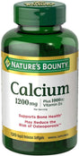 Nature'S Bounty Calcium plus Vitamin D3 1200 Mg Rapid Release Softgels, 120 Ea, 3 Pack