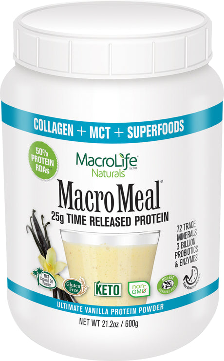 Macromeal Omni Protein by Macrolife Naturals – 25G Protein – Hydrolyzed Collagen Peptides (90%)