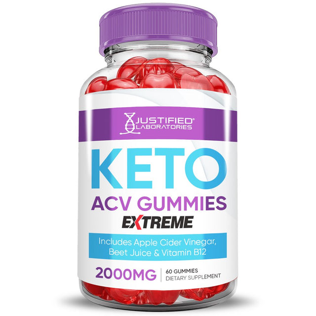 (2 Pack) Generic Keto Extreme ACV Gummies 2000Mg Dietary Supplement 120 Gummys