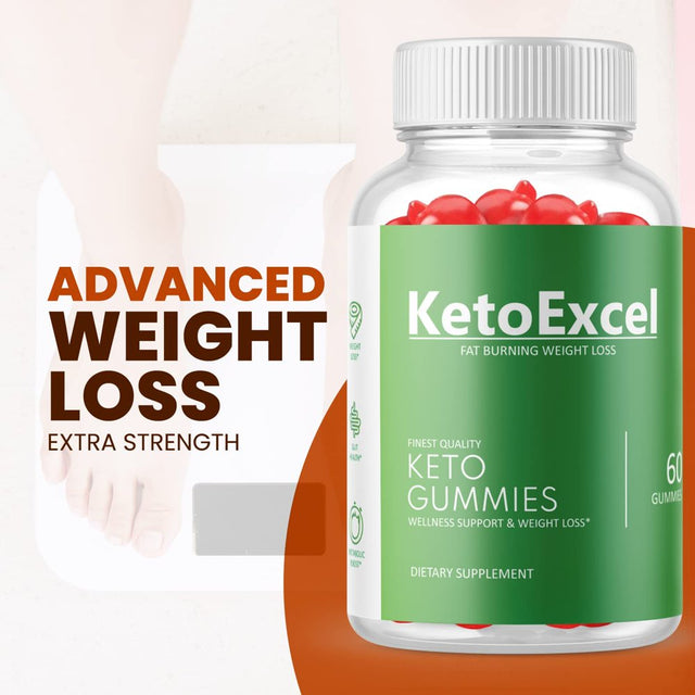 (5 Pack) Keto Excel ACV Gummies - Supplement for Weight Loss - Energy & Focus Boosting Dietary Supplements for Weight Management & Metabolism - Fat Burn - 300 Gummies