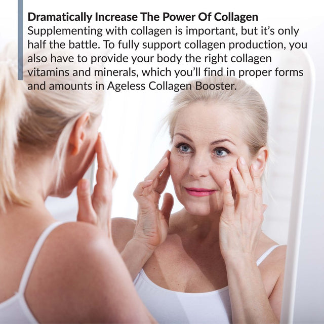 Biotrust Ageless Collagen Booster, Powerfully Support Beauty from Within, Plant-Based Collagen Builder, Glowing Skin, Gorgeous Hair, Beautiful Nails, Healthy Joints, 60 Capsules (30 Servings)