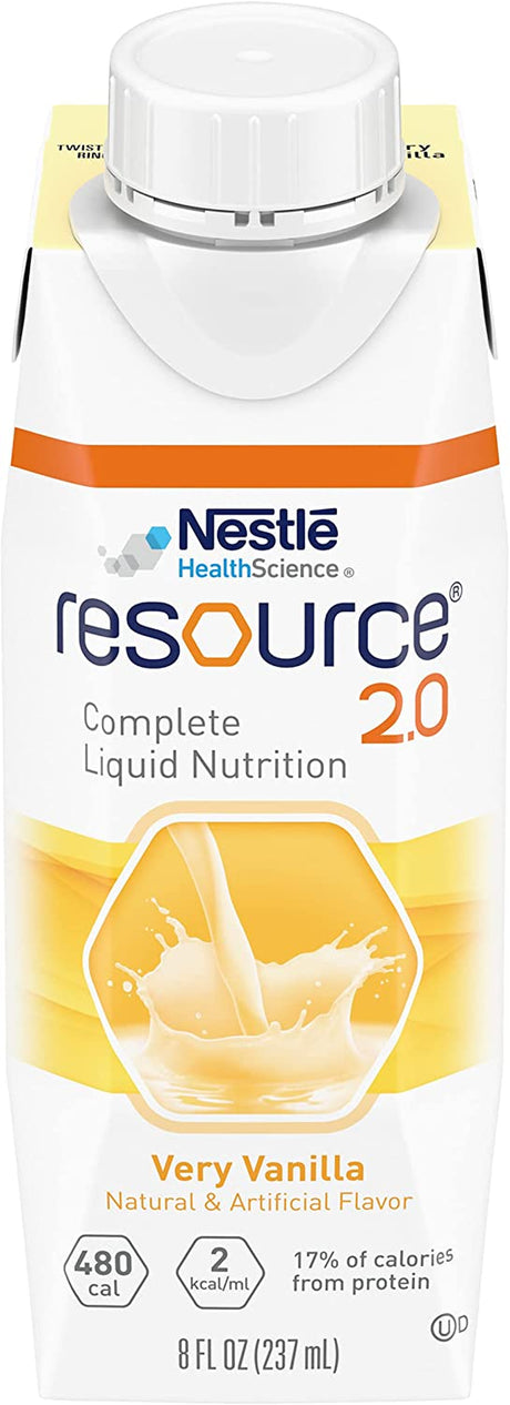 2.0 Very Vanilla, 8 Fl Oz, Pack of 24