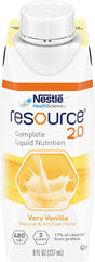 2.0 Very Vanilla, 8 Fl Oz, Pack of 24