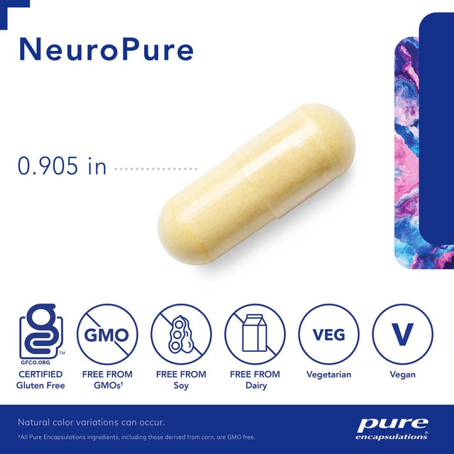 Pure Encapsulations Neuropure | Hypoallergenic Supplement with Enhanced Support for Calmness and Stress Relief | 120 Capsules