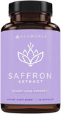 ACEWORKZ 100% Pure Saffron Extract - Appetite Suppressant for Weight Loss - Metabolism Booster - Diet Pills for Women & Men (90 Capsules)