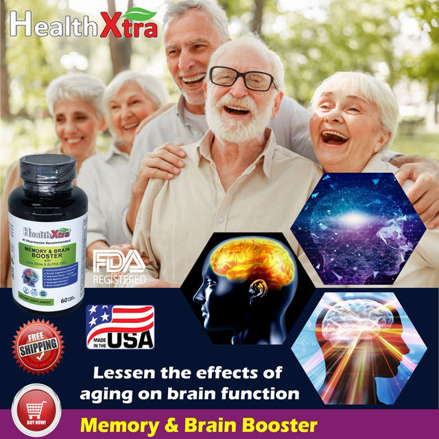 Memory & Brain Booster - 22 High-Quality Ingredients (60 Capsules)