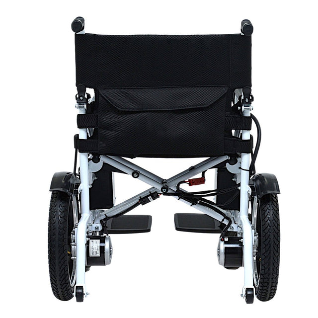 HERCULES Lite Ex Foldable Lightweight Electric Power Wheelchair, Motorized Long Range Heavy Duty Travel Safe