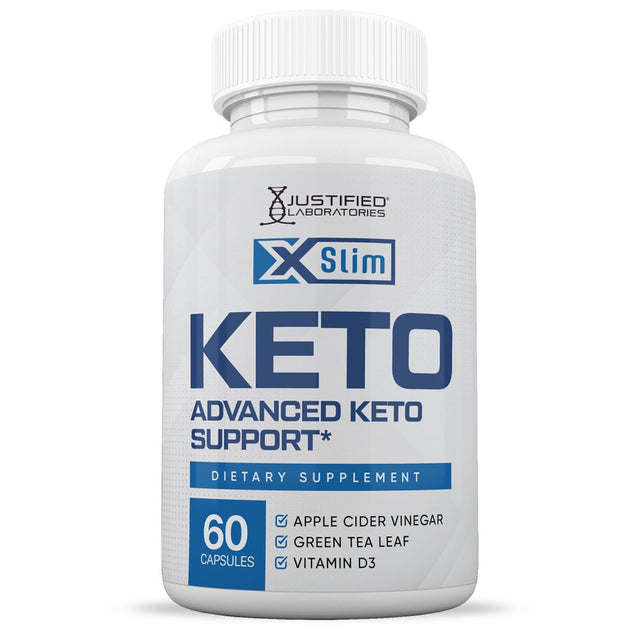 Xslim Keto ACV Pills 1275Mg Alternative to Gummies Dietary Supplement 60 Capsules