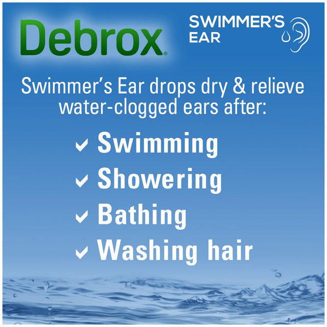 Debrox Swimmer’S Ear Drops, Ear Drying Drops for Adults and Kids, 1 Fl Oz