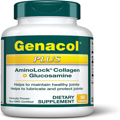 Genacol plus Joint Support Supplements with Glucosamine & Collagen | Lubricate, Protects and Maintain Healthy Joints. (90 Capsules)