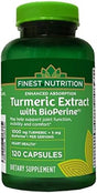 Enhanced Absorption Turmeric Extract 1000Mg with Bioperine 5Mg Dietary Supplement, Extra Strength, 120 Capsules