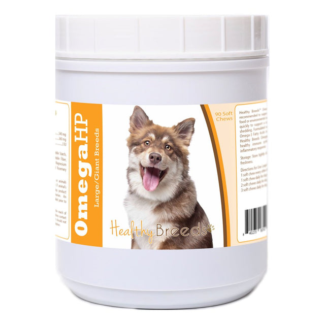 Healthy Breeds Finnish Lapphund Omega HP Fatty Acid Skin and Coat Support Soft Chews